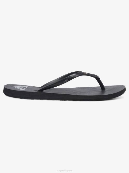 X4FH1368 black 3 Bermuda Sandals Women Roxy | Flip Flops