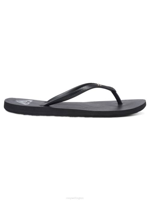 X4FH1368 black 3 Bermuda Sandals Women Roxy | Flip Flops