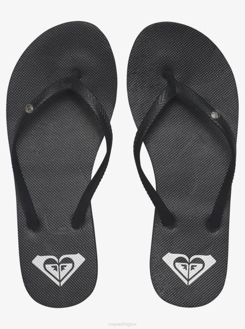 X4FH1368 black 3 Bermuda Sandals Women Roxy | Flip Flops