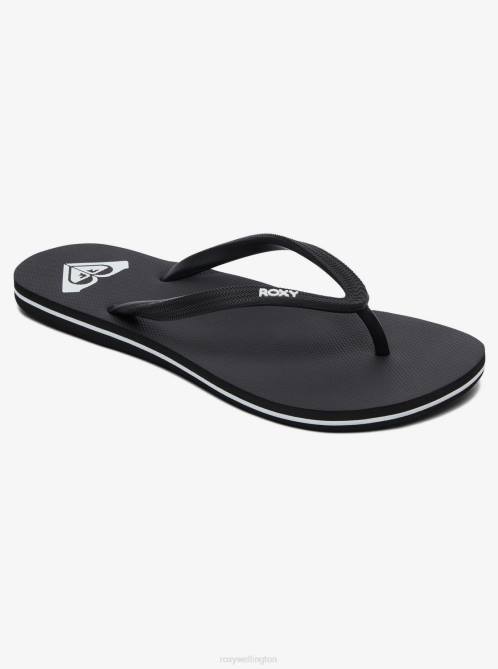 X4FH1373 black 3 Azul Basic Sandal Women Roxy | Flip Flops