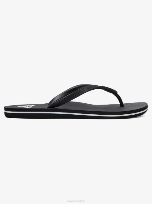X4FH1373 black 3 Azul Basic Sandal Women Roxy | Flip Flops