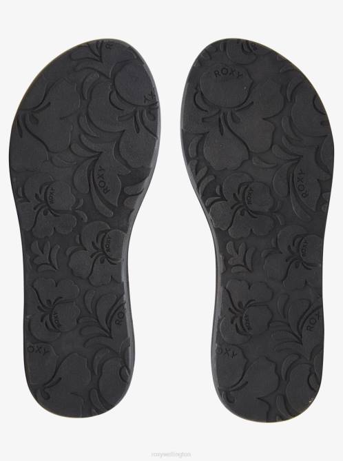 X4FH1376 black Caila Flip-Flops Women Roxy | Flip Flops