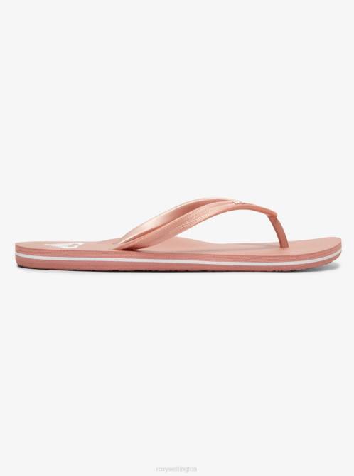 X4FH1387 rose gold Azul Basic Sandal Women Roxy | Flip Flops