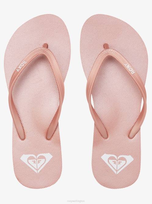 X4FH1387 rose gold Azul Basic Sandal Women Roxy | Flip Flops