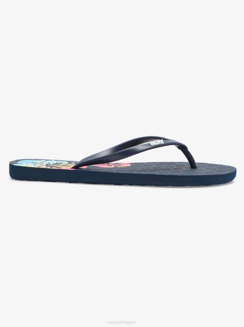 X4FH1388 navy Viva Stamp Flip-Flops Women Roxy | Flip Flops