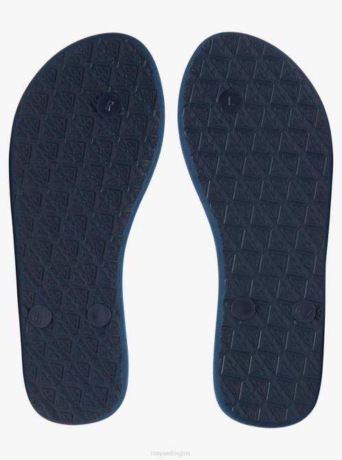 X4FH1388 navy Viva Stamp Flip-Flops Women Roxy | Flip Flops