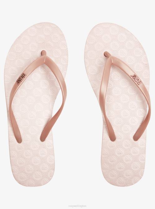 X4FH1404 rose gold Viva Hi Sandals Women Roxy | Flip Flops