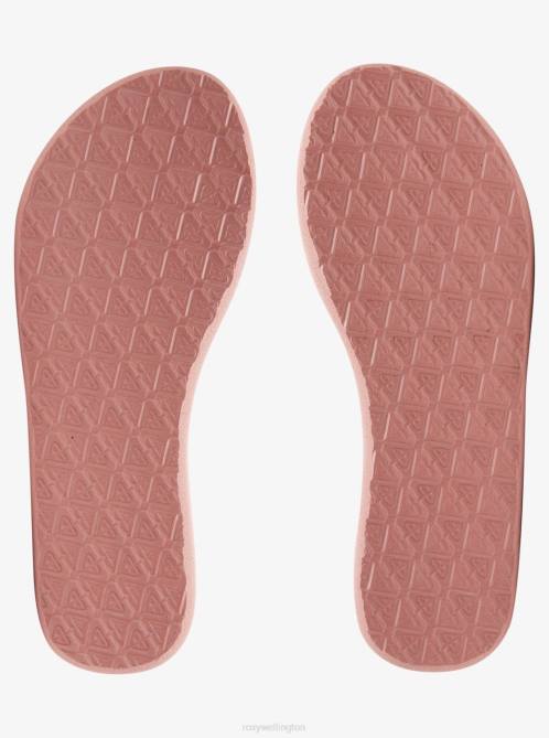 X4FH1404 rose gold Viva Hi Sandals Women Roxy | Flip Flops