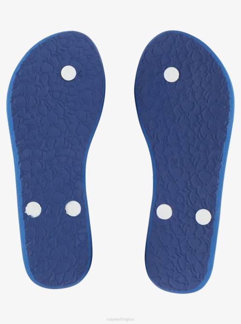 X4FH1416 nautical blue/white Portofino Flip-Flops Women Roxy | Flip Flops