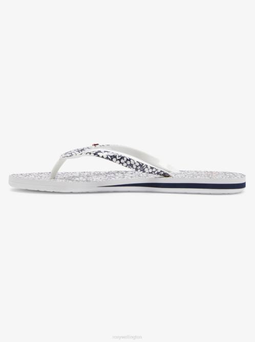 X4FH1440 navy/white Portofino Flip-Flops Women Roxy | Flip Flops