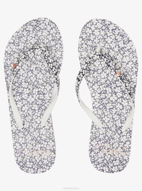 X4FH1440 navy/white Portofino Flip-Flops Women Roxy | Flip Flops