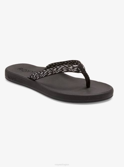 X4FH1441 anthracite/black Clemente Flip-Flops Women Roxy | Flip Flops