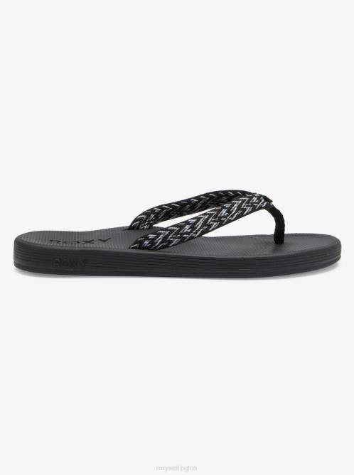 X4FH1441 anthracite/black Clemente Flip-Flops Women Roxy | Flip Flops