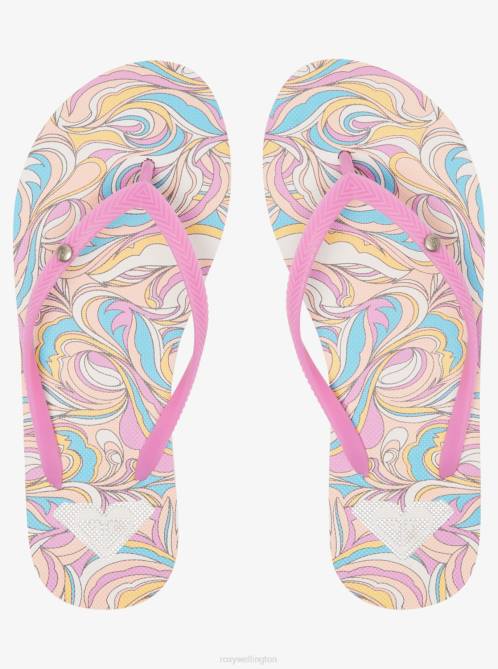 X4FH1442 multi 1 Bermuda Sandals Women Roxy | Flip Flops