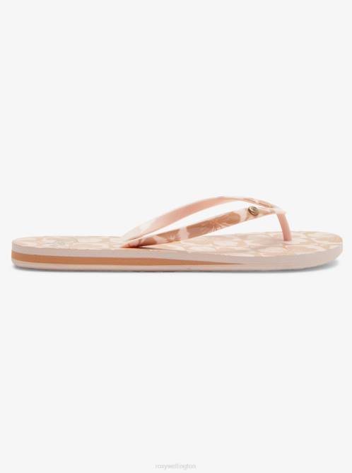 X4FH1448 natural Portofino Flip-Flops Women Roxy | Flip Flops