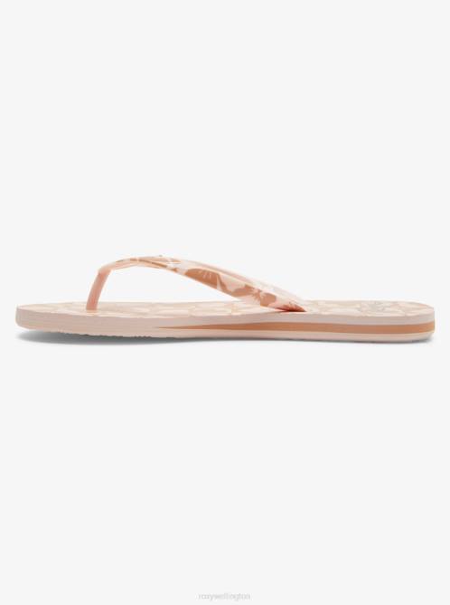 X4FH1448 natural Portofino Flip-Flops Women Roxy | Flip Flops