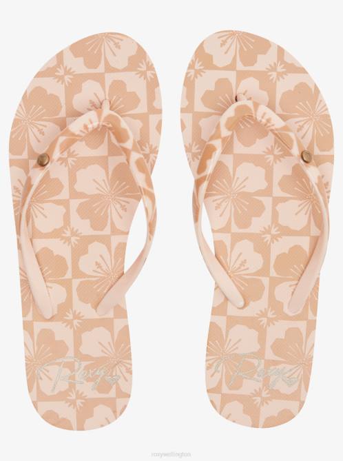 X4FH1448 natural Portofino Flip-Flops Women Roxy | Flip Flops