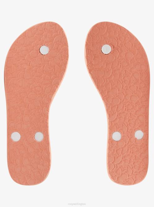 X4FH1450 dc navy/green Portofino Flip-Flops Women Roxy | Flip Flops