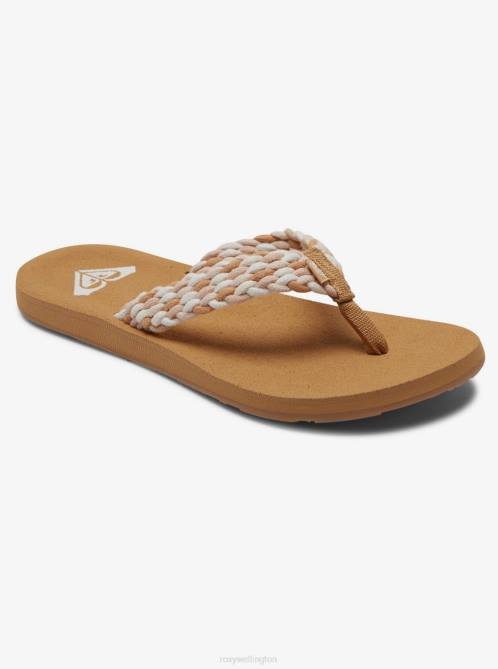 X4FH1468 white/multi Porto Flip-Flops Women Roxy | Flip Flops