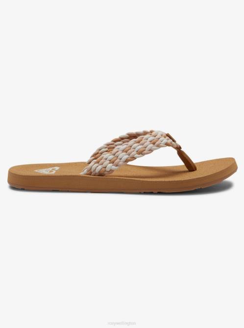X4FH1468 white/multi Porto Flip-Flops Women Roxy | Flip Flops