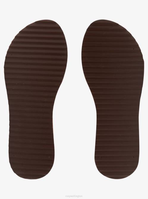 X4FH1199 brown Surf.Kind.Kate. Kallie Sandals Women Roxy | Sandals
