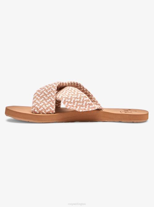 X4FH1218 off white Kamea Wahine Sandals Women Roxy | Sandals