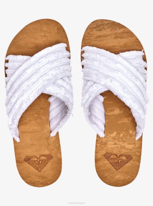 X4FH1218 off white Kamea Wahine Sandals Women Roxy | Sandals