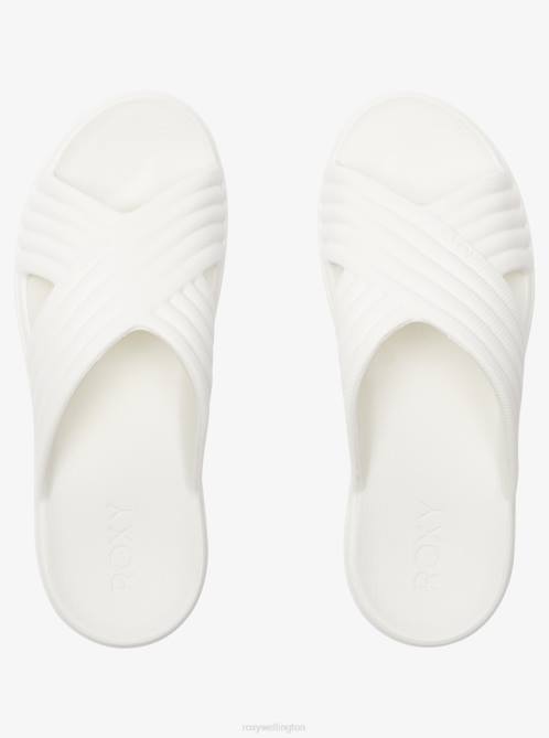 X4FH1231 white Rivie Sandals Women Roxy | Sandals