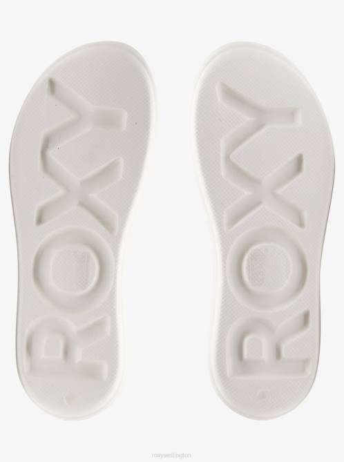 X4FH1231 white Rivie Sandals Women Roxy | Sandals