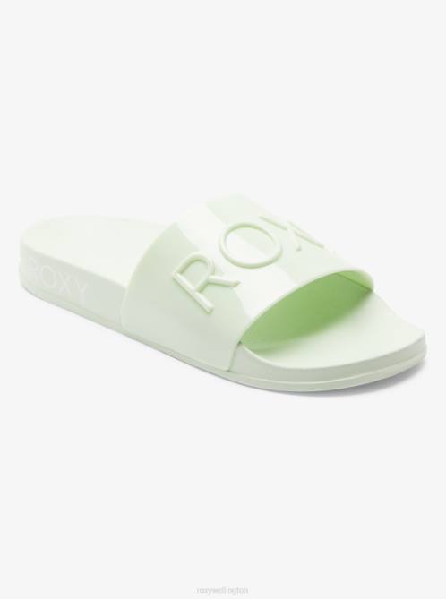 X4FH1233 green tea Slippy Jelly Sandals Women Roxy | Sandals