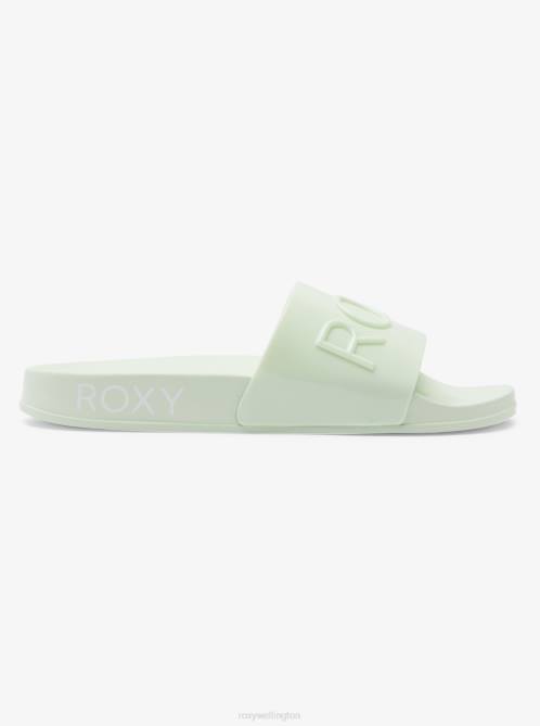 X4FH1233 green tea Slippy Jelly Sandals Women Roxy | Sandals