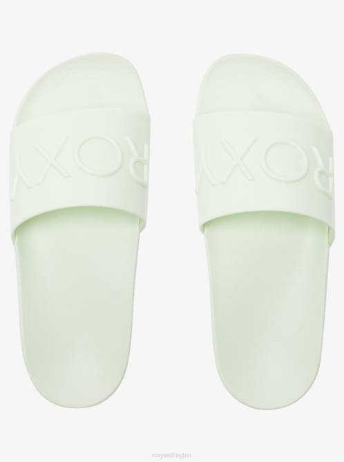 X4FH1233 green tea Slippy Jelly Sandals Women Roxy | Sandals
