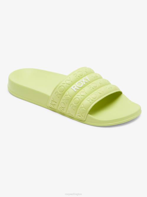 X4FH1240 lime Slippy Water-Friendly Sandals Women Roxy | Sandals