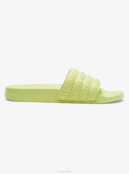 X4FH1240 lime Slippy Water-Friendly Sandals Women Roxy | Sandals