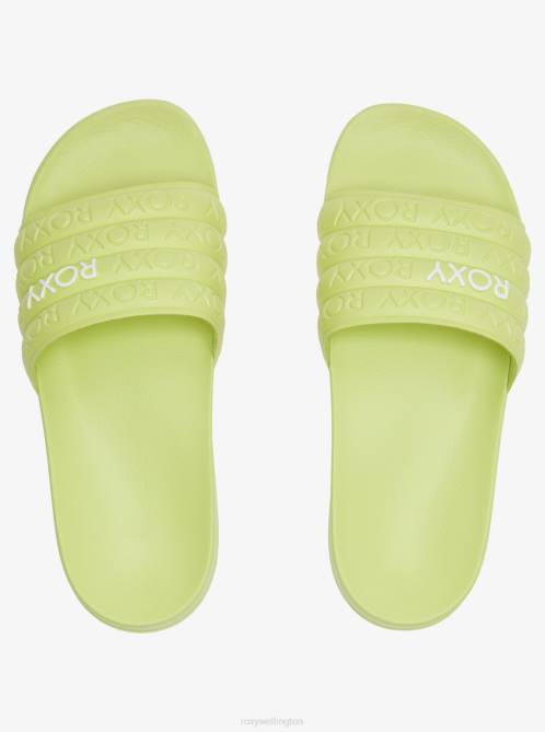 X4FH1240 lime Slippy Water-Friendly Sandals Women Roxy | Sandals