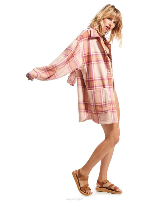 X4FH1261 brown/tan Anela Sandals Women Roxy | Sandals