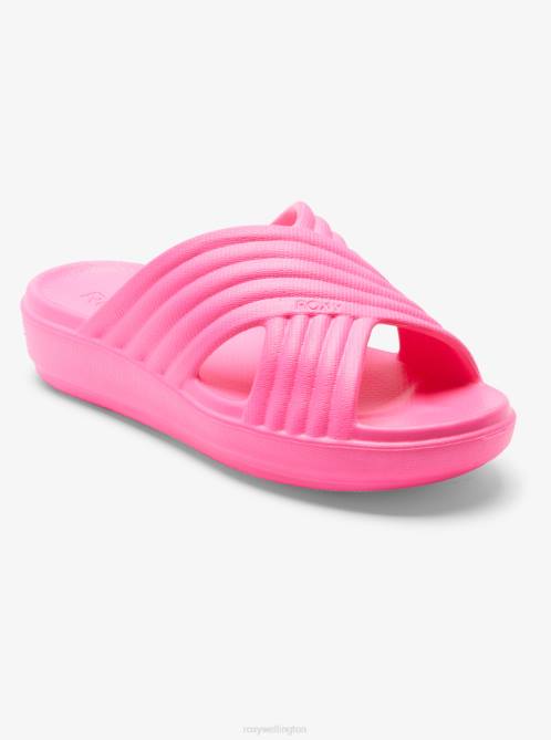 X4FH1268 pink Rivie Sandals Women Roxy | Sandals