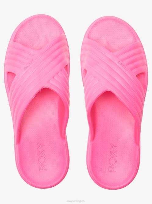 X4FH1268 pink Rivie Sandals Women Roxy | Sandals