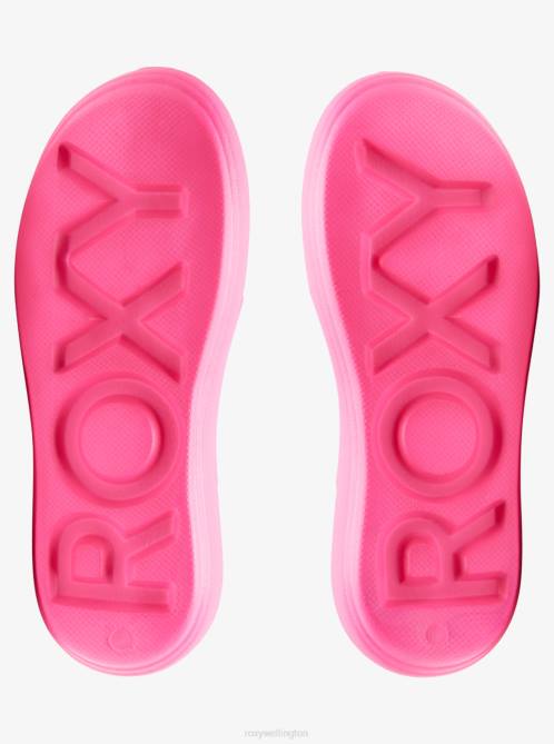 X4FH1268 pink Rivie Sandals Women Roxy | Sandals