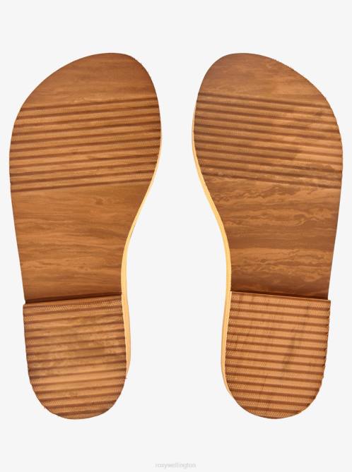 X4FH1275 black Kamea Wahine Sandals Women Roxy | Sandals