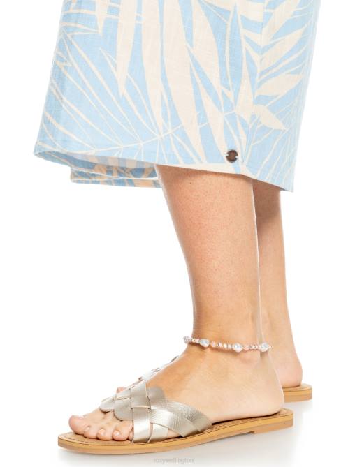 X4FH1351 champagne Edessa Sandals Women Roxy | Sandals