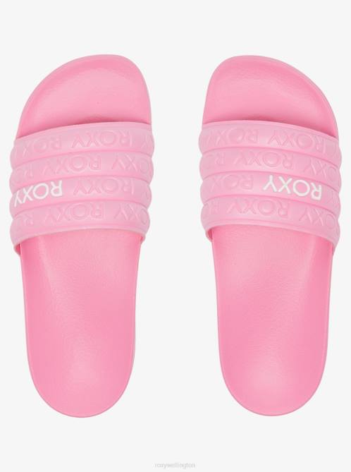 X4FH1383 crazy pink Slippy Water-Friendly Sandals Women Roxy | Sandals