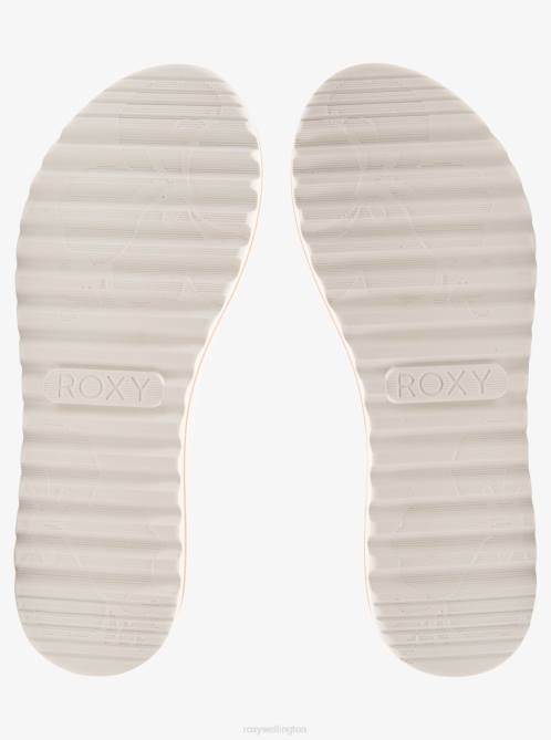 X4FH1400 white Veria Sandals Women Roxy | Sandals