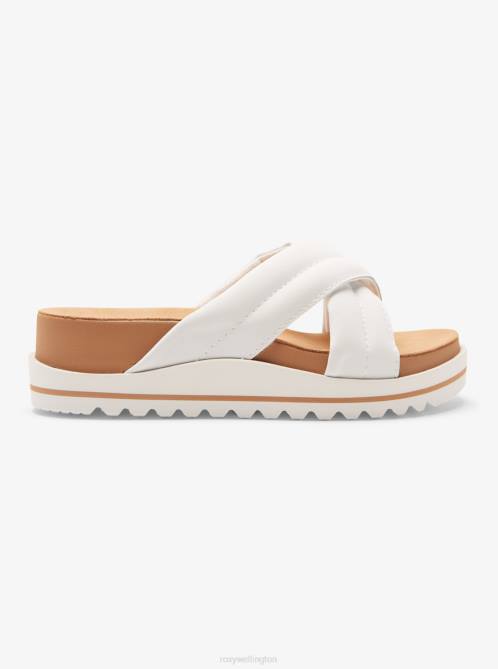X4FH1400 white Veria Sandals Women Roxy | Sandals