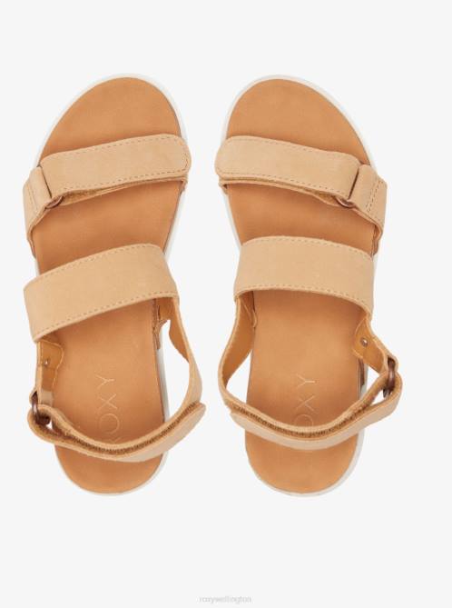 X4FH1413 tan Himari Sandals Women Roxy | Sandals