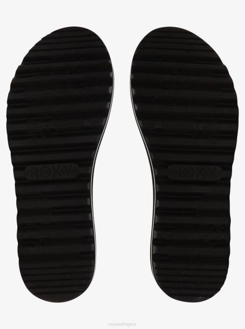 X4FH1438 black Himari Sandals Women Roxy | Sandals