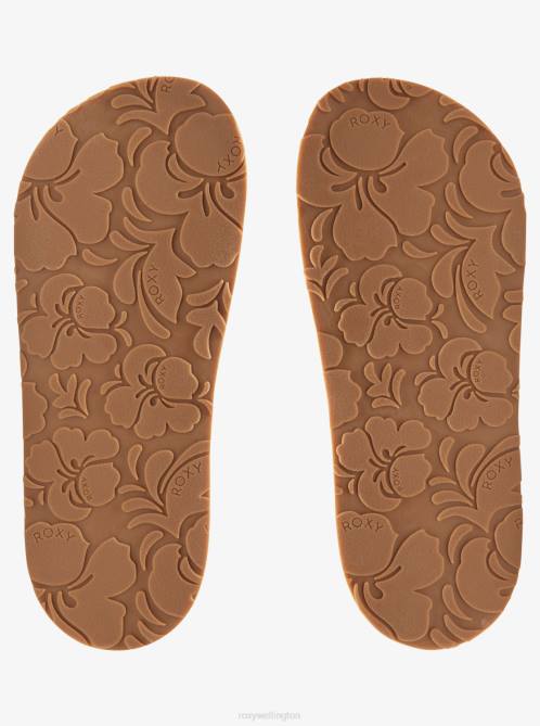 X4FH1443 black Slippy Espadrille Sandals Women Roxy | Sandals