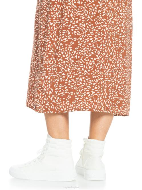 X4FH1204 white Rae Mid-Top Shoes Women Roxy | Sneakers