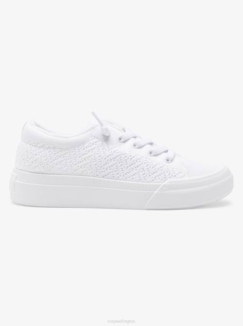 X4FH1248 white Rae Shoes Women Roxy | Sneakers