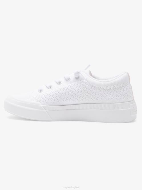 X4FH1248 white Rae Shoes Women Roxy | Sneakers